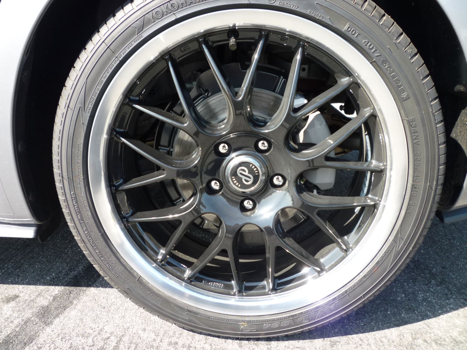 2013 Dodge Dart with 18x7.5 Enkei Lusso wheels