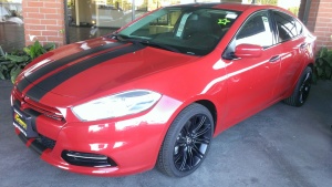 2013 Dodge Dart with Mopar Custom wheels