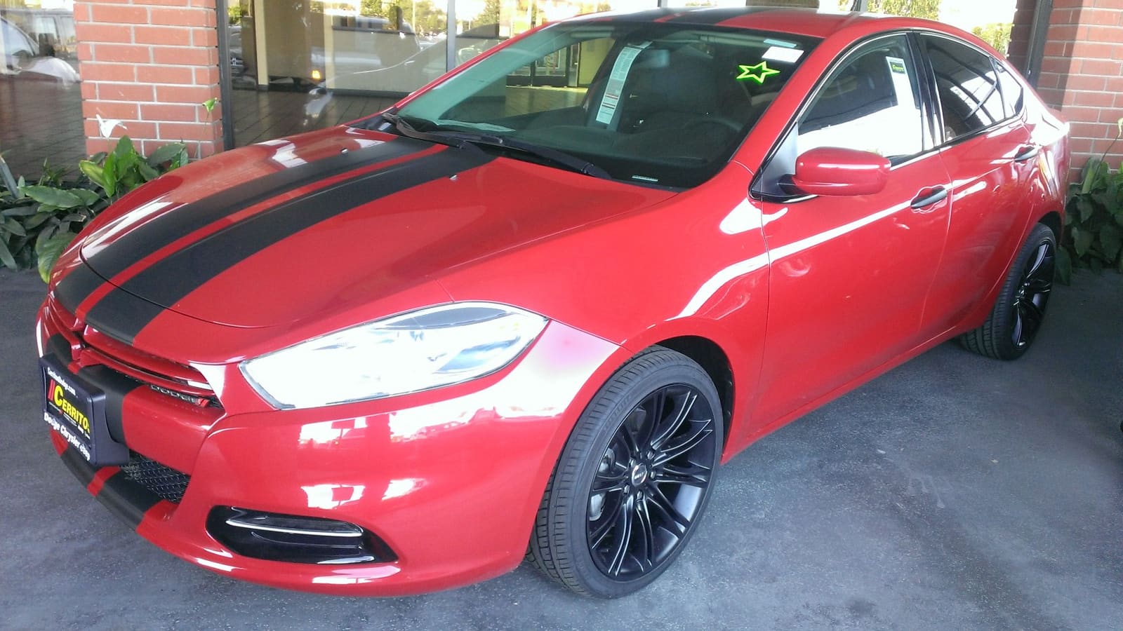 2013 Dodge Dart with Mopar Custom wheels