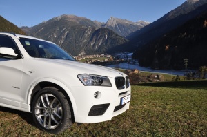 2011 BMW X3 with 19x8 wheels