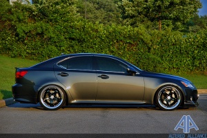 2008 Lexus IS 350 with 19x9 SSR Professor SP1 wheels