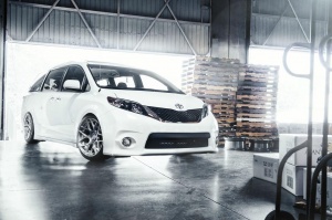 2014 Toyota Sienna with 20x10 Avant Garde M590 wheels
