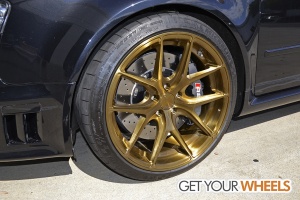 2007 Audi RS 4 with 19x9.5 Avant Garde M580 wheels