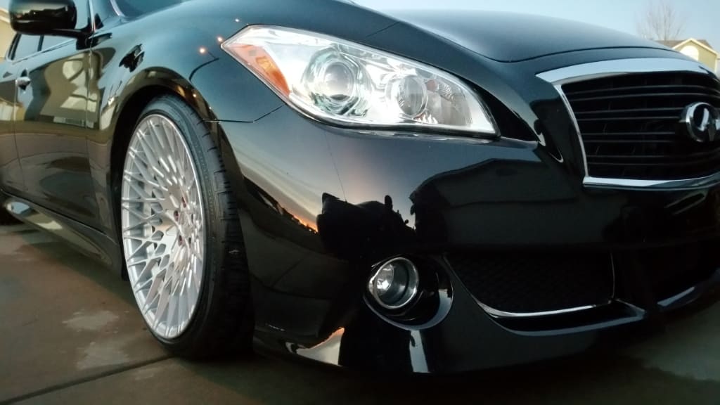 2013 Infiniti M37 with 20x10 Avant Garde M540 wheels