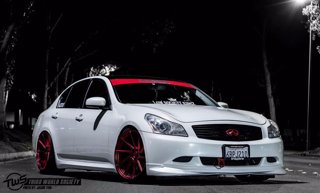 2008 Infiniti G35 with 20x10 Avant Garde M621 wheels