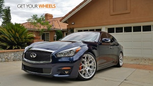 2015 Infiniti Q70 with 20x8.5 Avant Garde M590 wheels