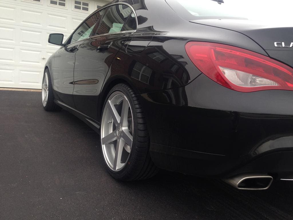 2015 Mercedes-Benz CLA-Class with RC-22 wheels