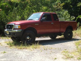 2009 Ford Ranger with 15x8 Cragar wheels