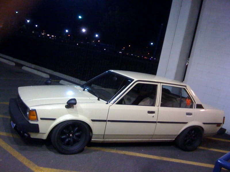 1983 Toyota Corolla with 16x8 XXR 513 wheels