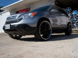 2007 Honda CR-V with 24x10 wheels