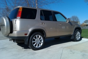 2001 Honda CR-V with OEM Acura TSX wheels