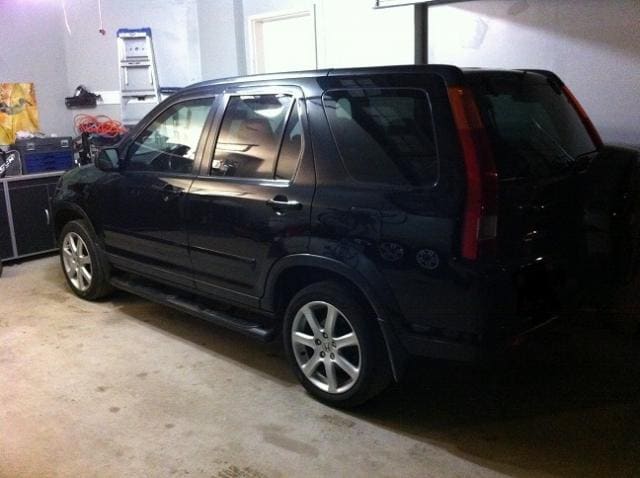 2004 Honda CR-V with OEM Acura TSX wheels