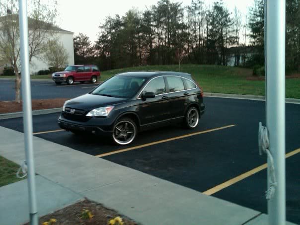 2008 Honda CR-V with 19x8.5 TSW wheels