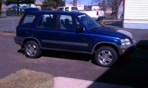 1999 Honda CR-V with OEM Honda Pilot wheels