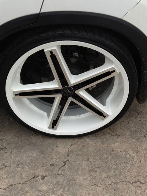 2013 Honda CR-V with 24x9 wheels