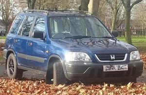 2002 Honda CR-V with 15x8 Enkei DC 2 wheels
