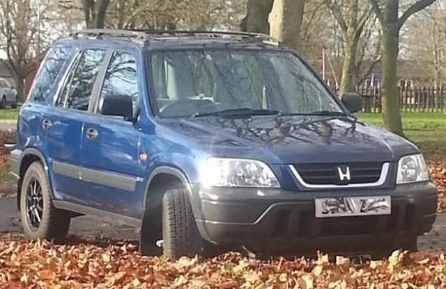 2002 Honda CR-V with 15x8 Enkei DC 2 wheels