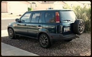 2000 Honda CR-V with 17x8 Sparco Drift wheels