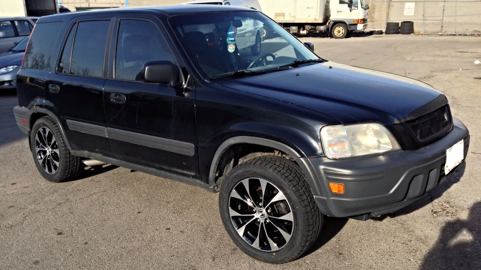 2000 Honda CR-V with OEM Honda Civic Si wheels