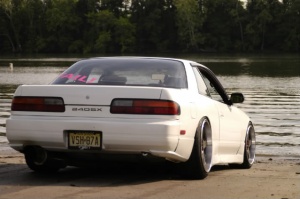 1989 Nissan S13 with 17x9 XXR 962 wheels