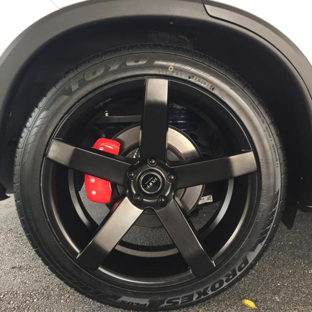 2014 Honda CR-V with 20x8.5 Ruff Racing R956 wheels