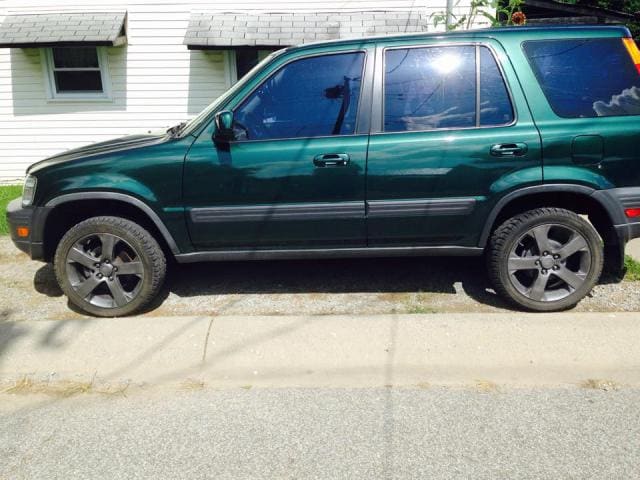 2002 Honda CR-V with OEM Mazda 6 wheels