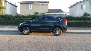 2015 Honda CR-V with 18x8 Andros N1 wheels