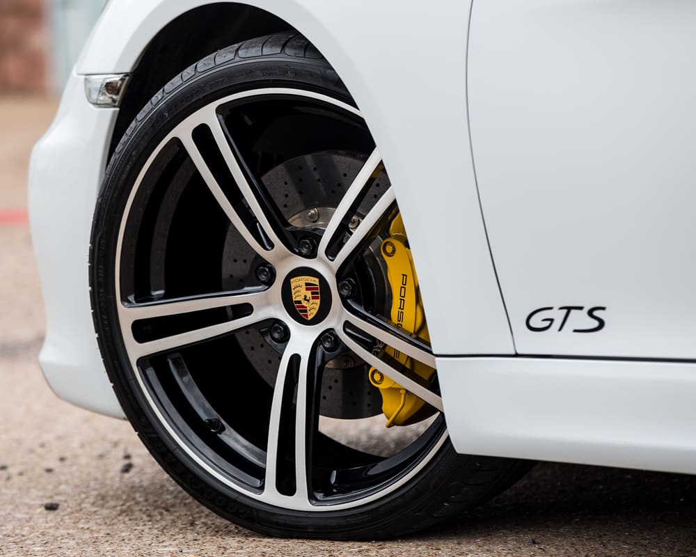 2015 Porsche Cayman with 20x8.5 Modulare B35 wheels