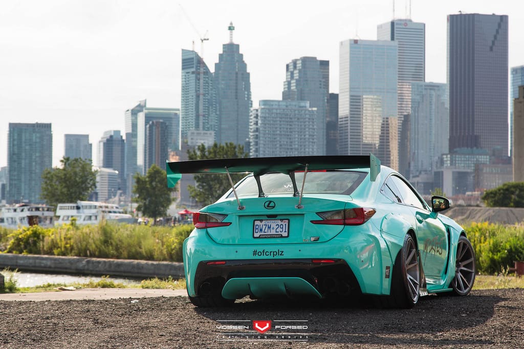 2015 Lexus RC F with 20x10.5 Vossen VPS 301 wheels