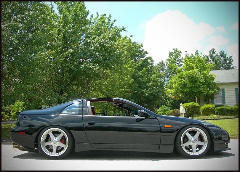 1994 Nissan 300ZX 2-seat with 18x10 Veilside Andrew Racing V wheels