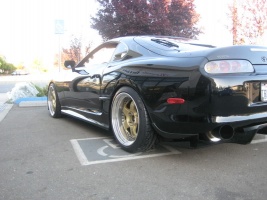 1993 Toyota Supra with 18x9.5 Work Meister S1 wheels