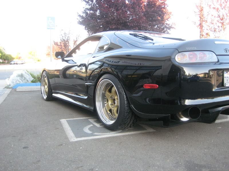 1993 Toyota Supra with 18x9.5 Work Meister S1 wheels