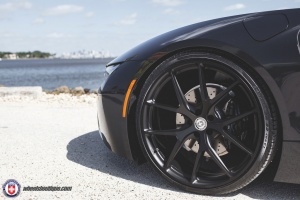 2015 BMW i8 with 22x9 HRE P101 wheels