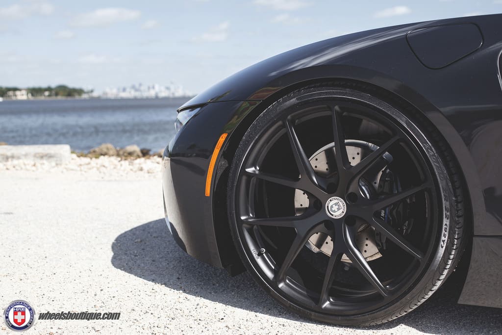 2015 BMW i8 with 22x9 HRE P101 wheels