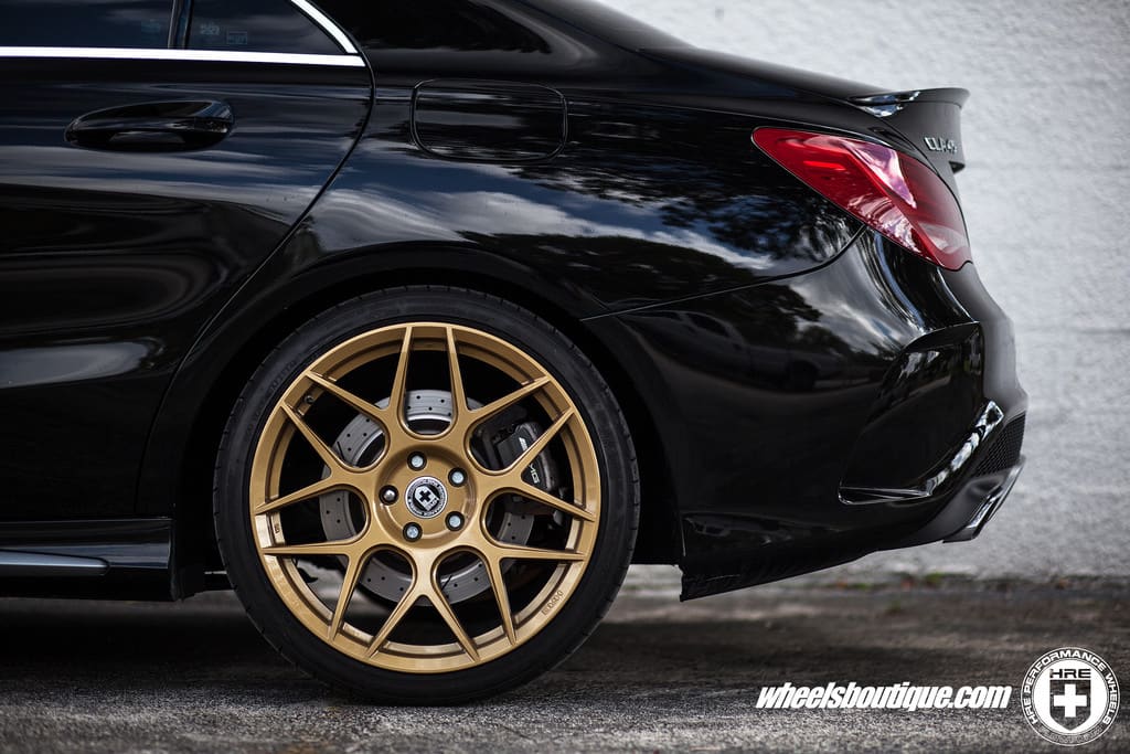 2015 Mercedes-Benz CLA-Class with 19x8.5 HRE FF01 FLowForm wheels