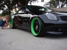 2004 Infiniti G35 with 20x9.5 Kranson Forged Mesh Klassic wheels