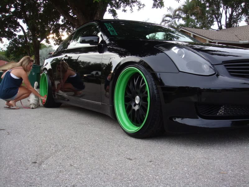 2004 Infiniti G35 with 20x9.5 Kranson Forged Mesh Klassic wheels