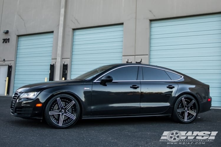 2012 Audi A7 with Giovanna Dublin-5 wheels