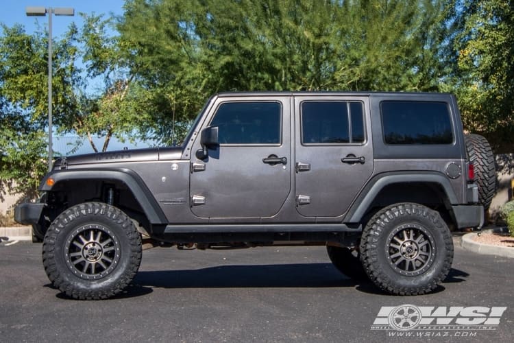 2014 Jeep Wrangler with Black Rhino Off Road Tanay wheels