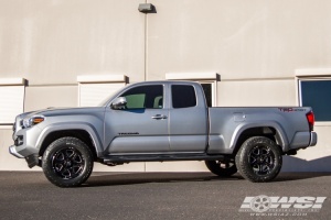 2016 Toyota Tacoma with Hostile Havoc-6 wheels
