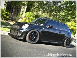 2009 MINI Cooper S with 17x7.5 Rays Engineering Volk Racing TE37 wheels