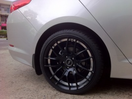 2011 Kia Optima with 19x8.5 Breyton GTS-AV wheels