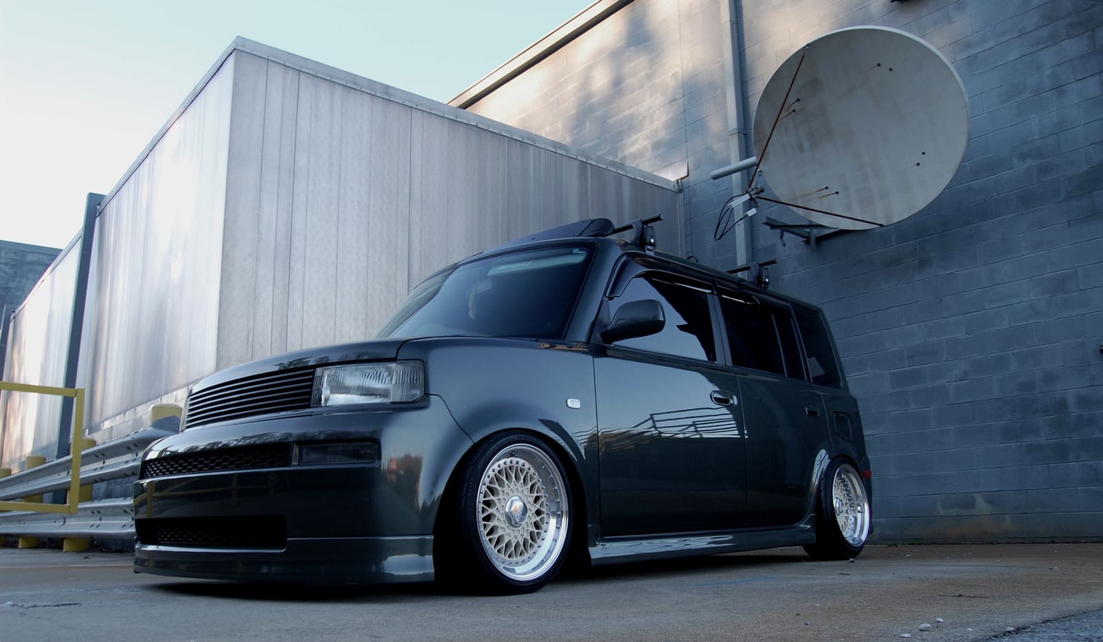 2005 Scion xB with 16x8 BBS RS 039 wheels