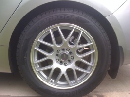 2011 Kia Optima with 17x7.5 Drag DR-34 wheels