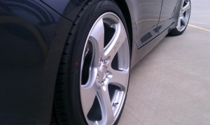 2012 Kia Optima with 19x8.5 MRR HR2 wheels