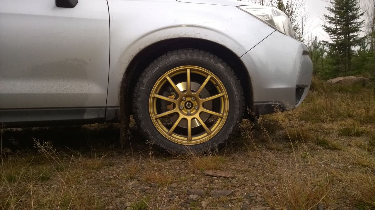 2012 Subaru Forester with 18x8.5 Rota Force wheels