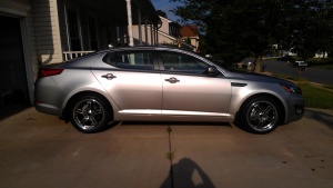 2012 Kia Optima with 18x7.5 Falken Sceptor wheels