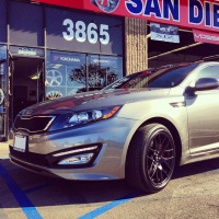 2012 Kia Optima with 18x8.75 XXR 530 wheels