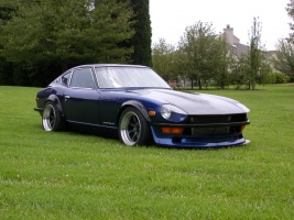 1971 Datsun 240Z with 16x9 watanabe rs-8 type r wheels