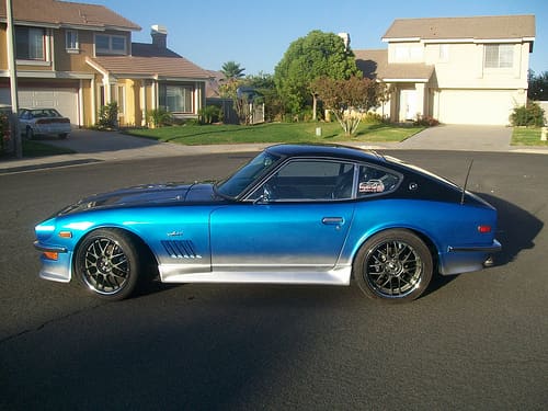1973 Datsun 240Z with 18x8.5 Sport Max 006 wheels